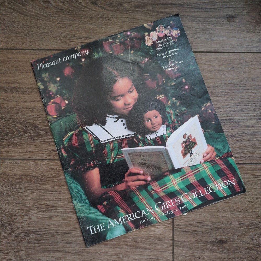 1993 Pleasant Company American Girl Collection Holiday Doll Catalog Addy Debuts